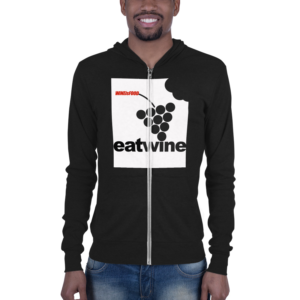 EAT WINE BITE - Unisex zip hoodie - Image 2