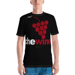 CHEW WINE  BITE WHITE - Men's T-shirt