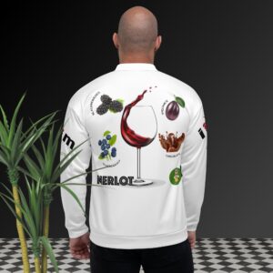FOOD AND WINE GIFTS GEAR Unisex Bomber Jacket