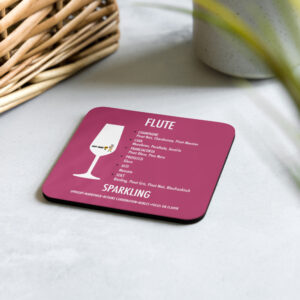 FOOD AND WINE GIFTS GEAR Cork-back coaster
