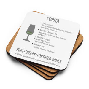 FOOD AND WINE GIFTS Cork-back coaster
