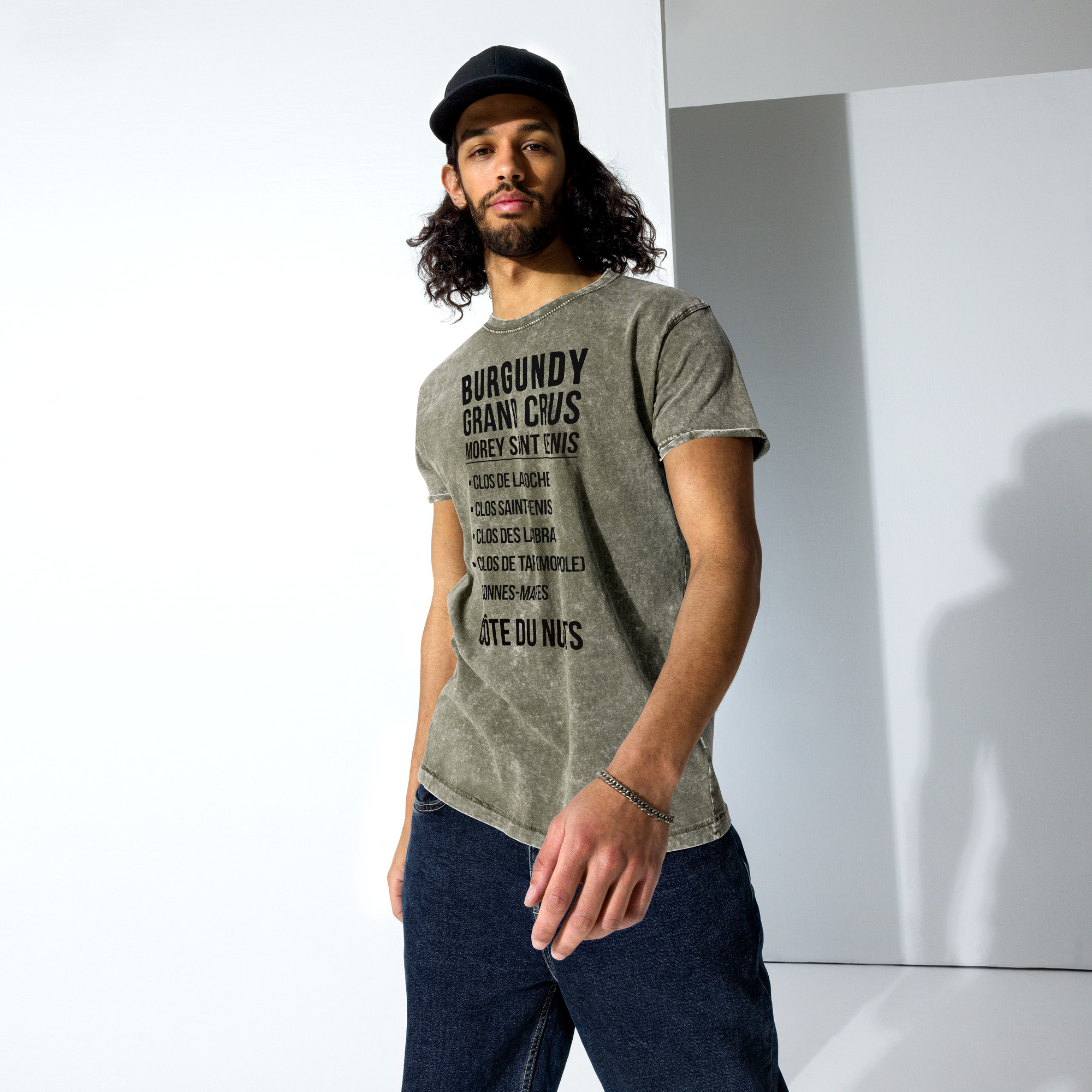 MOREY SAINT DENIS GRAND CRU T-SHIRT WINE GEAR AND GIFTSDenim T-Shirt