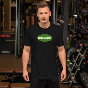Unisex wine is food t-shirt